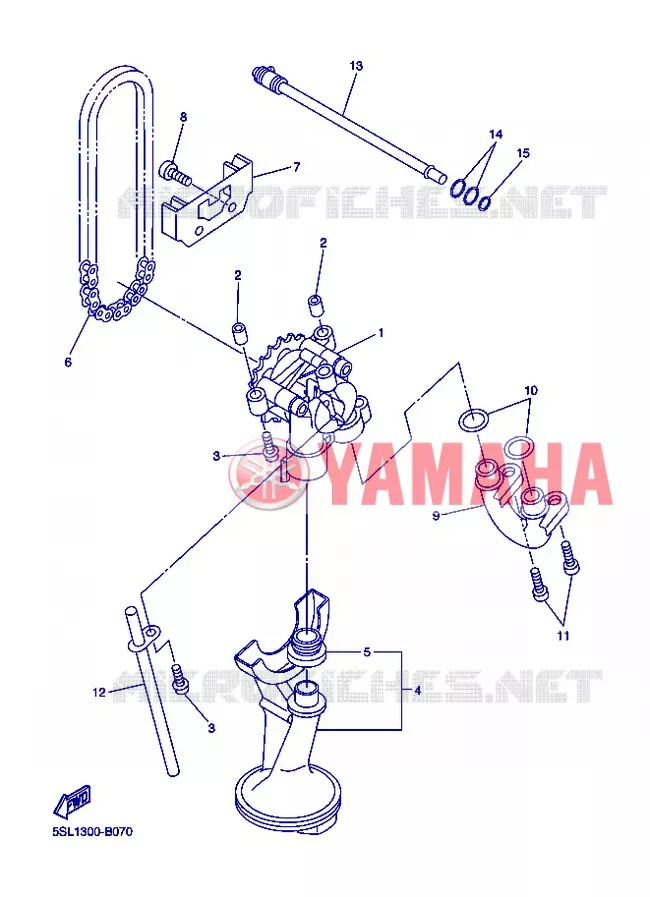 POMPE A HUILE Yamaha MOTO 600 2013 XJ6  XJ6FA
