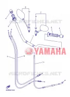 GUIDON ET CABLES pour Yamaha XJ6 2013