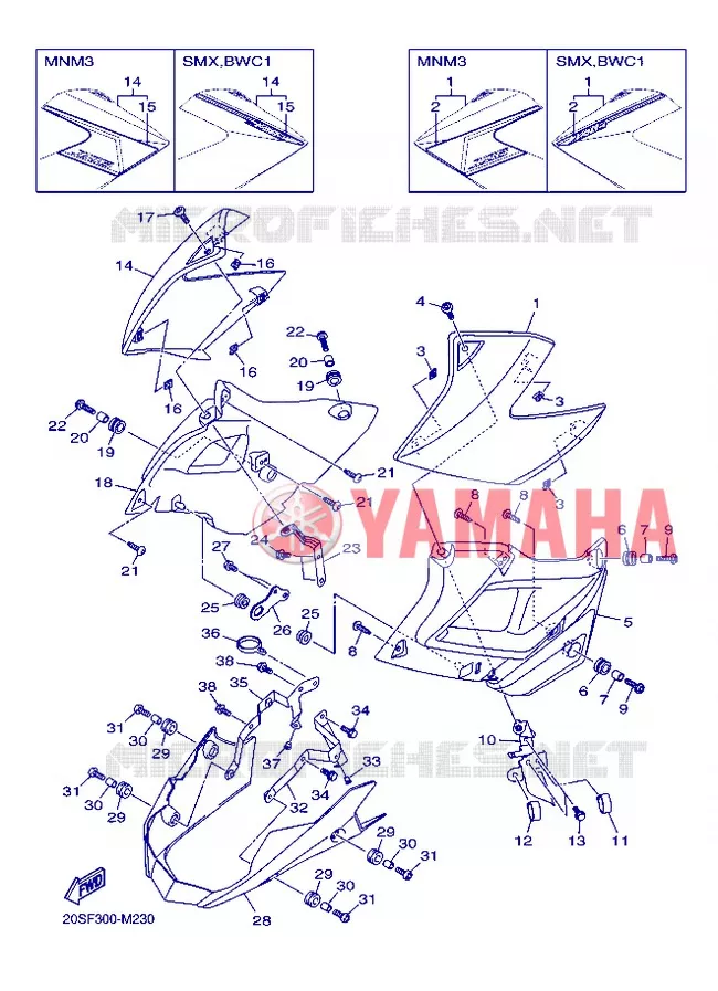COUVERCLE LATERAL 2 Yamaha MOTO 600 2013 XJ6  XJ6N