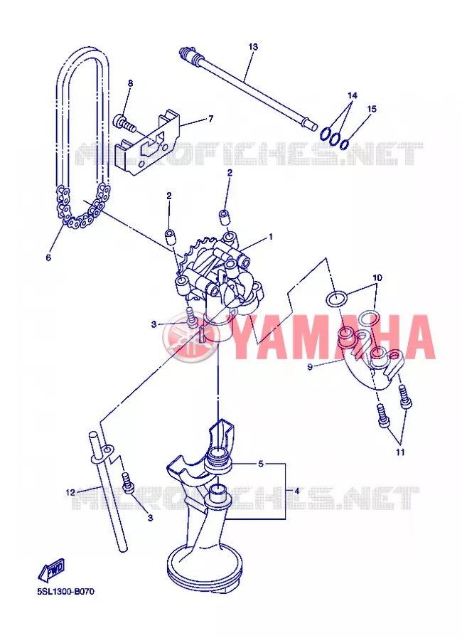 POMPE A HUILE Yamaha MOTO 600 2013 XJ6 ABS  XJ6NA