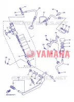 MAITRE CYLINDRE DE FREIN ARRIERE pour Yamaha XJ6 ABS 2013