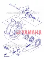 ROUE ARRIERE pour Yamaha XJ6 ABS 2013