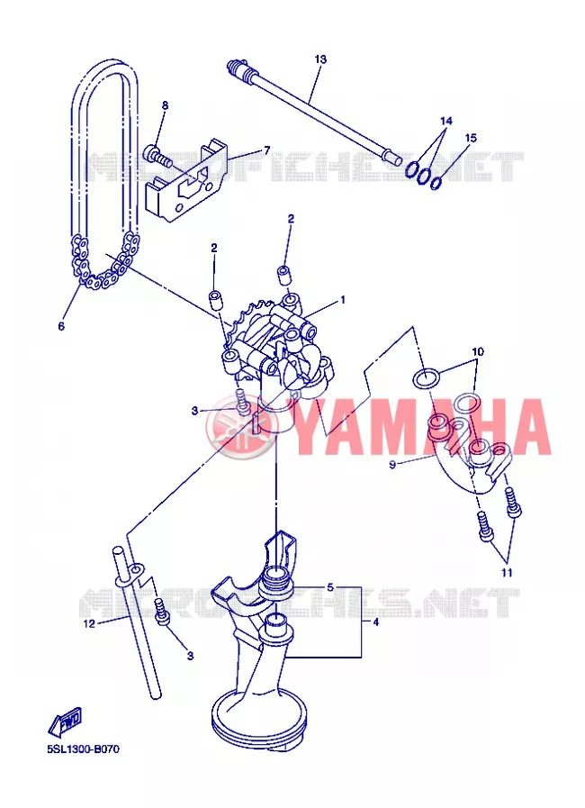 POMPE A HUILE Yamaha MOTO 600 2013 XJ6 ABS  XJ6NA