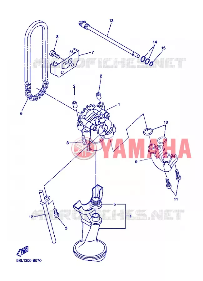 POMPE A HUILE Yamaha MOTO 600 2013 XJ6 ABS  XJ6NA