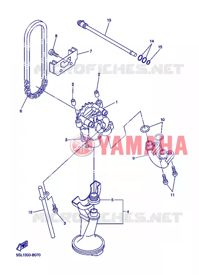 POMPE A HUILE Yamaha MOTO 600 2013 XJ6  XJ6SA