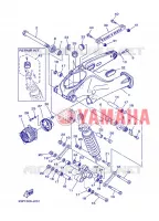 BRAS OSCILLANT / AMORTISSEUR pour Yamaha XTZ SUPER TENERE 2013