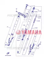 FOURCHE pour Yamaha XTZ SUPER TENERE 2013