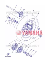 ROUE ARRIERE pour Yamaha XTZ SUPER TENERE 2013