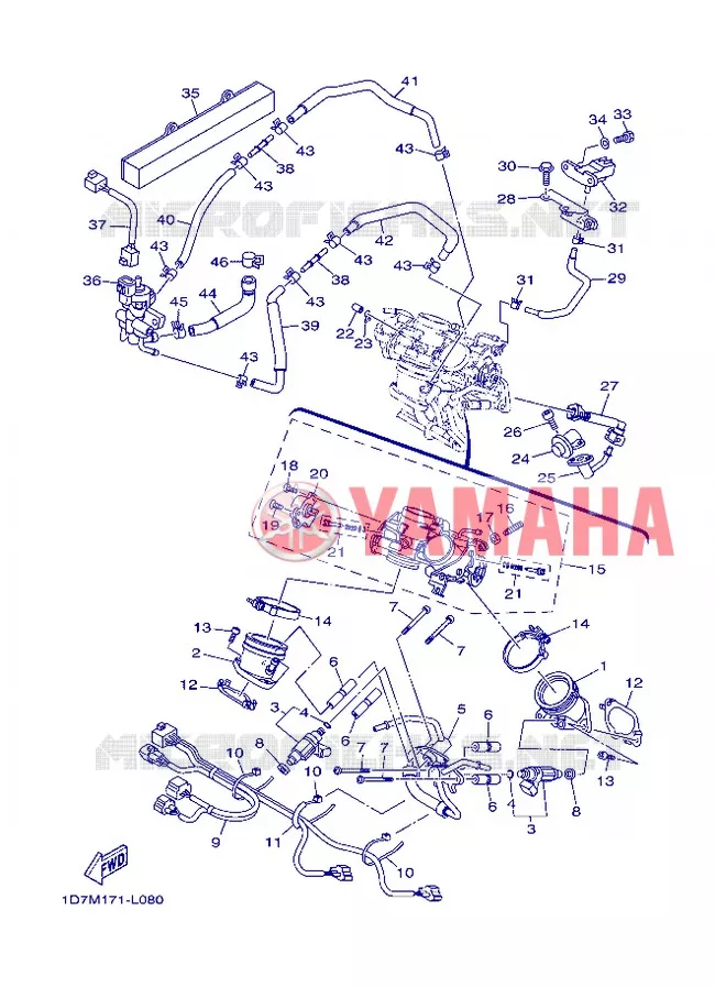 ADMISSION Yamaha MOTO 1900 2013 MIDNIGHT STAR  XV1900A