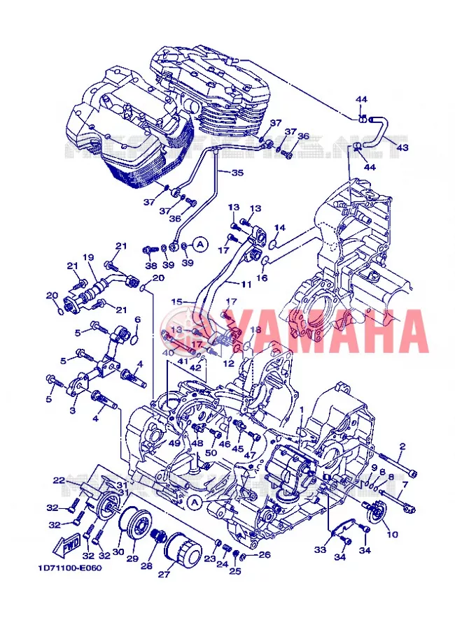 POMPE A HUILE Yamaha MOTO 1900 2013 MIDNIGHT STAR  XV1900A