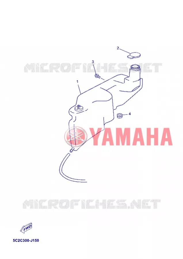 RESERVOIR D'HUILE Yamaha SCOOTER 50 2013 NEOS  YN50