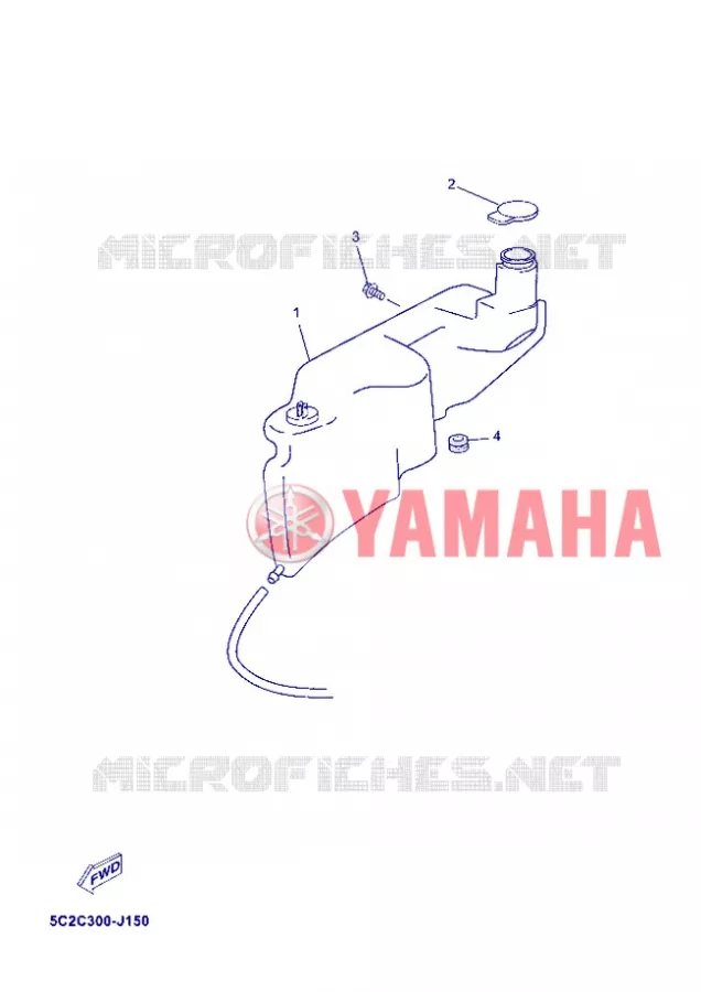 RESERVOIR D'HUILE Yamaha SCOOTER 50 2013 NEOS  YN50