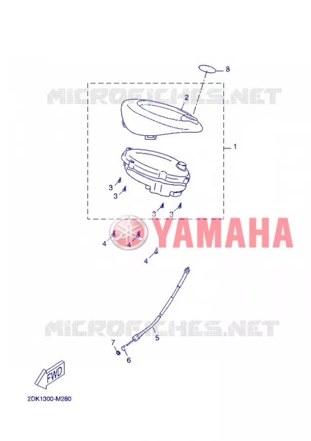 COMPTEUR  Yamaha SCOOTER 50 2013 NEOS EASY  YN50E