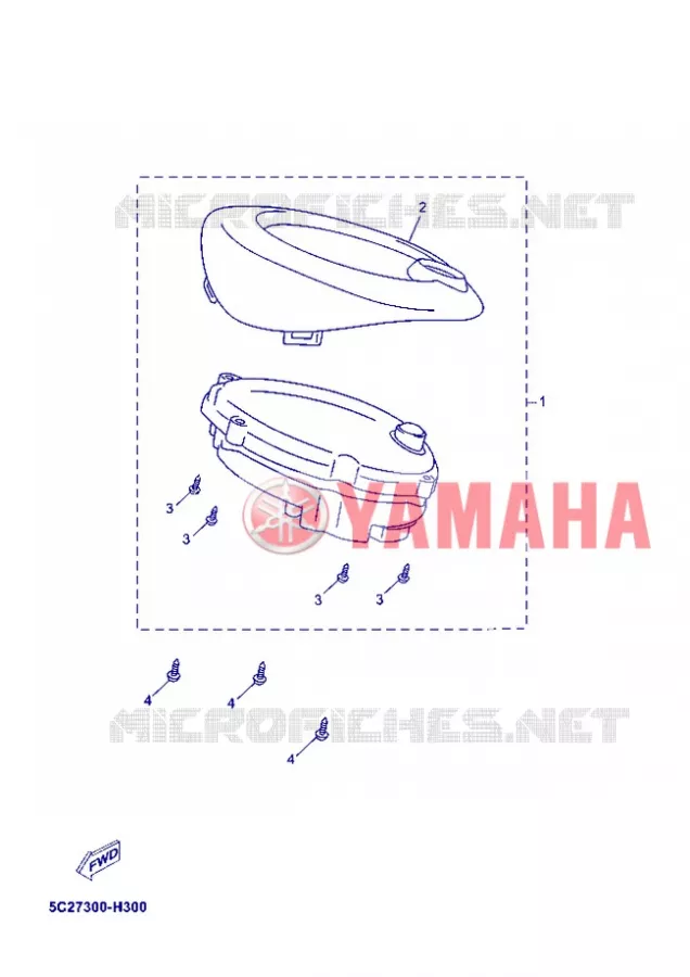 COMPTEUR  Yamaha SCOOTER 50 2013 OVETTO 4T  YN50F