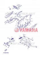 SUPPORT / REPOSE PIEDS pour Yamaha XMAX 2013