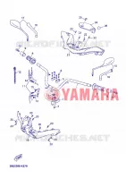 GUIDON ET CABLES pour Yamaha XMAX 2013