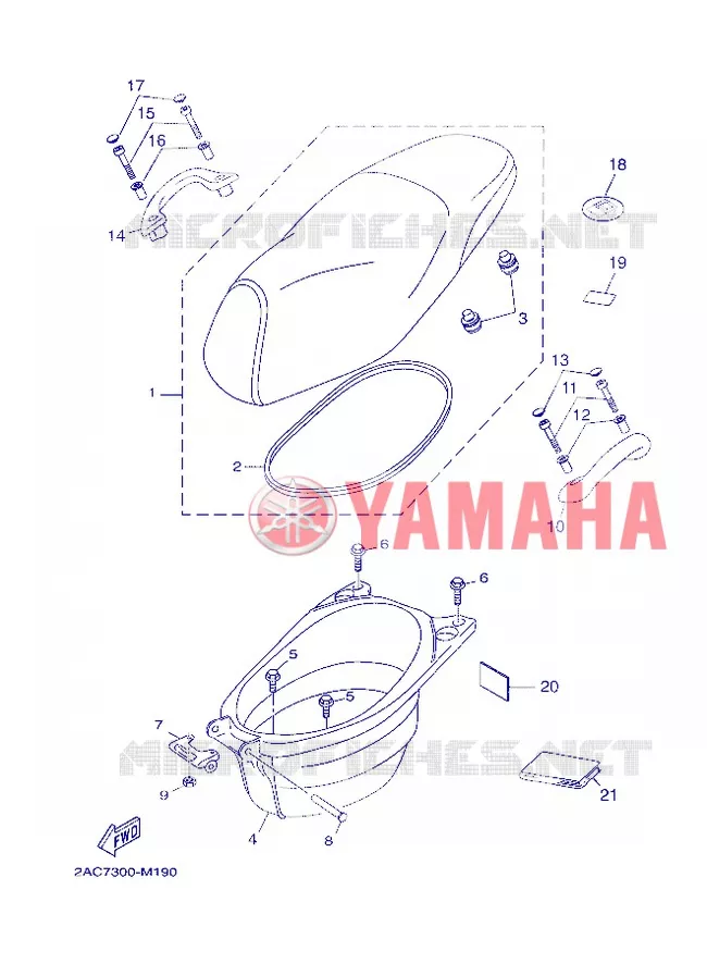 SELLE Yamaha SCOOTER 50 2013 NEOS 4T UBS  YN50FU