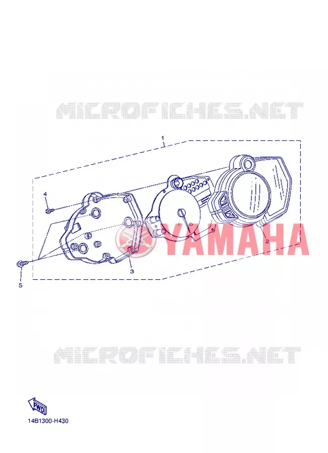 COMPTEUR  Yamaha MOTO 1000 2013 R1  YZF-R1