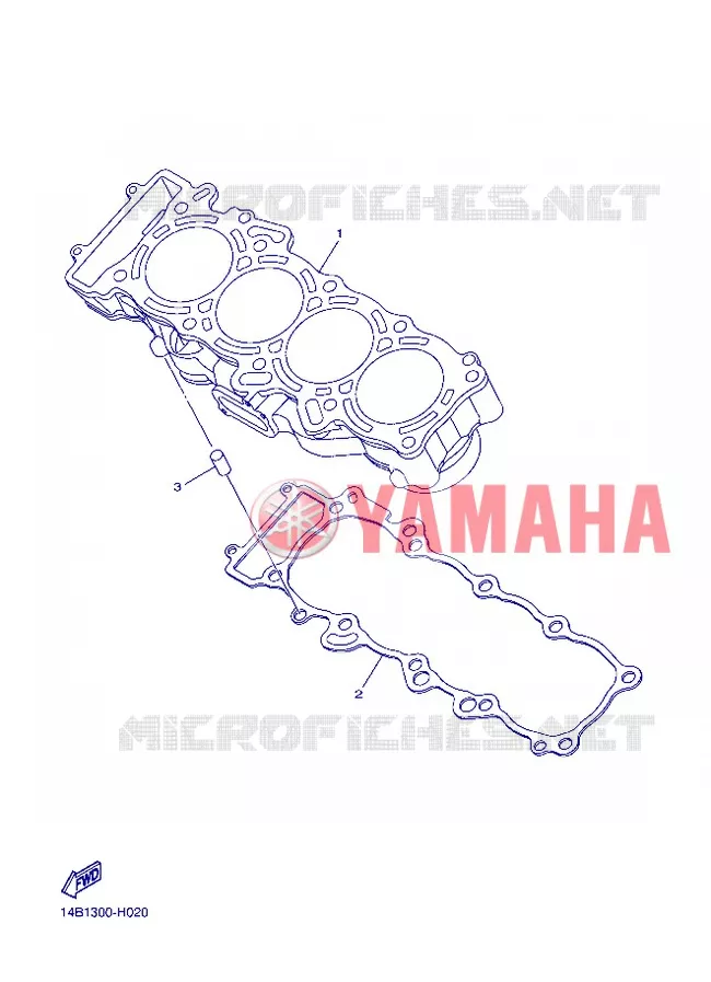 CYLINDRE Yamaha MOTO 1000 2013 R1  YZF-R1