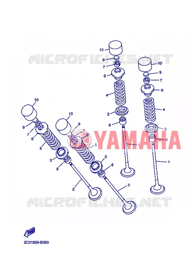 SOUPAPE Yamaha MOTO 600 2013 R6  YZF-R6