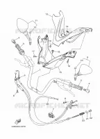 GUIDON ET CABLES pour Yamaha MAJESTY ABS 2011