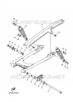 BRAS OSCILLANT / AMORTISSEUR pour Yamaha YBR 2011