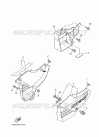 COUVERCLE LATERAL pour Yamaha YBR 2011