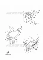 COUVERCLE LATERAL pour Yamaha YBR 2011