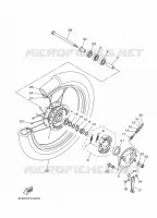 ROUE AVANT pour Yamaha YBR 2011