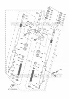 FOURCHE pour Yamaha CYGNUS 2011