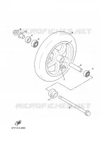 ROUE AVANT pour Yamaha CYGNUS 2011
