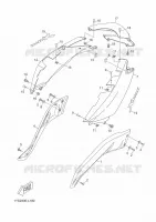 COUVERCLE LATERAL pour Yamaha XMAX ABS 2012