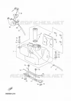RESERVOIR A ESSENCE pour Yamaha XMAX ABS 2012