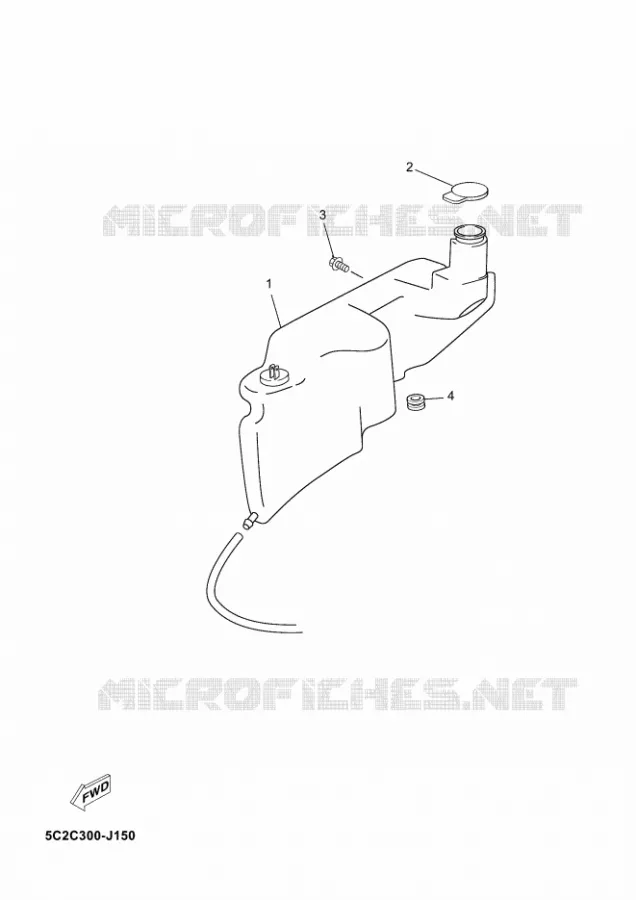 RESERVOIR D'HUILE Yamaha SCOOTER 50 2012 NEOS  YN50