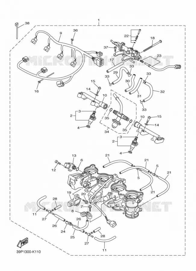 ADMISSION 2 Yamaha MOTO 800 2012 FZ8 ABS  FZ8-NA