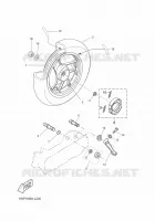 ROUE ARRIERE pour Yamaha BOOSTER 2013