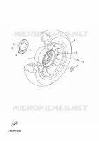 ROUE ARRIERE pour Yamaha XMAX ABS 2013