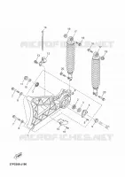 BRAS OSCILLANT / AMORTISSEUR pour Yamaha XMAX ABS 2013