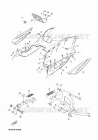 SUPPORT / REPOSE PIEDS pour Yamaha XMAX ABS 2013