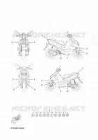 EMBLEME pour Yamaha NITRO 2014