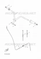 GUIDON ET CABLES pour Yamaha NITRO 2014