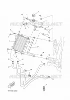 RADIATEUR / DURITES pour Yamaha NITRO 2014