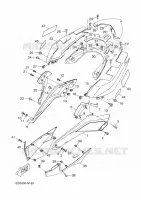 COUVERCLE LATERAL pour Yamaha XMAX ABS MOMODESIGN 2014