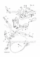GUIDON ET CABLES pour Yamaha XMAX ABS MOMODESIGN 2014