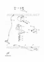 PARTIE ELECTRIQUE 3 pour Yamaha XMAX ABS MOMODESIGN 2014