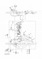 RESERVOIR A ESSENCE pour Yamaha XMAX ABS MOMODESIGN 2014