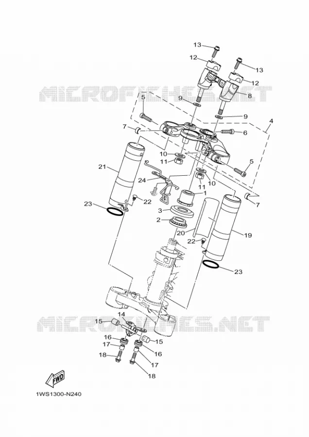 DIRECTION Yamaha MOTO 700 2014 MT07  MT07