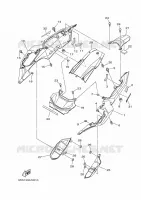 COUVERCLE LATERAL pour Yamaha MT07 2014