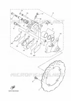 ETRIER DE FREIN ARRIERE pour Yamaha MT07 2014