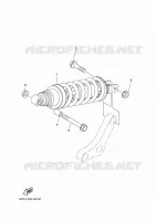 AMORTISSEUR ARRIERE pour Yamaha MT07 2014